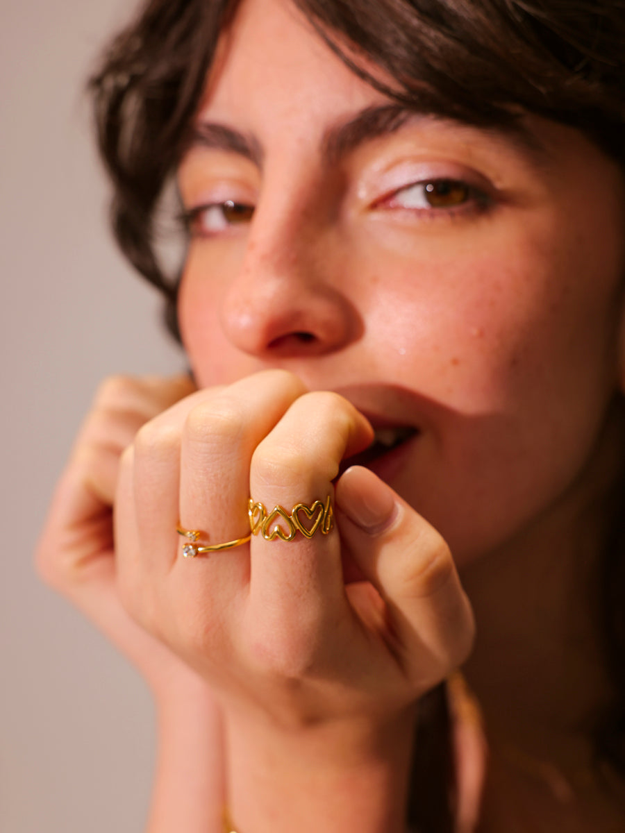 Bague Infinité Cœur