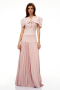 Conjunt de xal i corset rosa Zulema