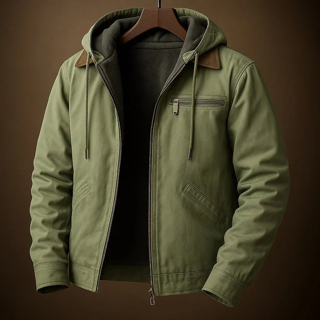 Chaqueta casual con capucha