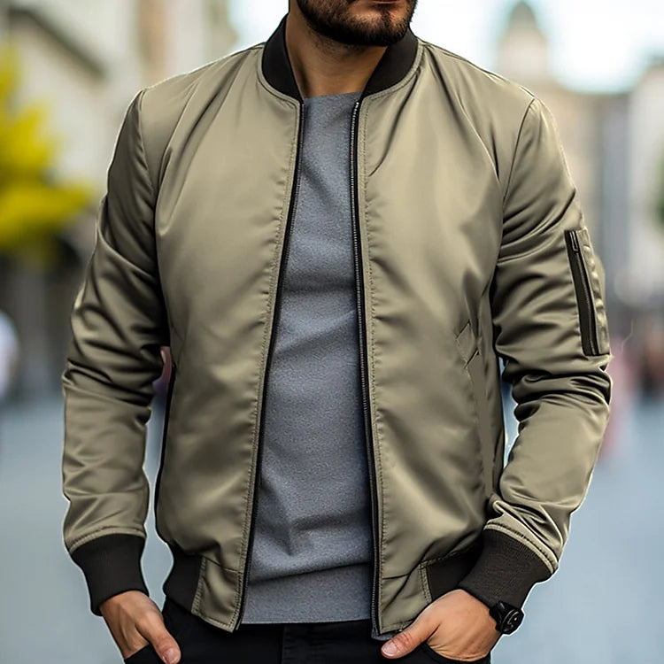 Chaqueta bomber casual y elegante