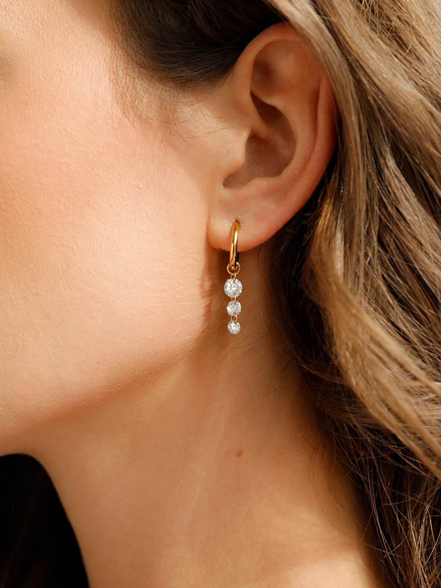 Boucles d'oreilles Étoile Filante
