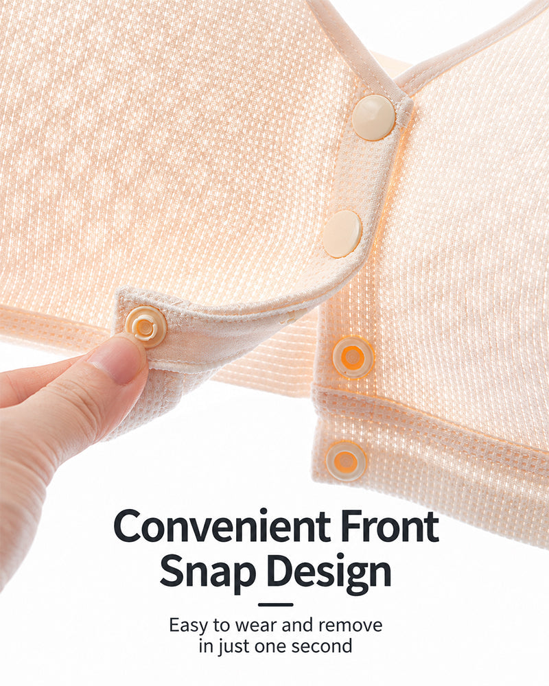 Brassière de sport ultra-fine et respirante en maille, sans coutures ni armatures, à fermeture sur le devant