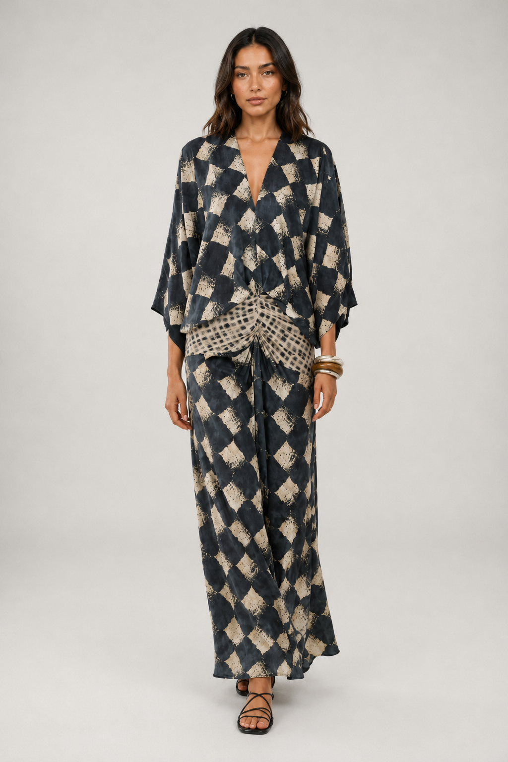 Robe mosaïque méditerranéenne
