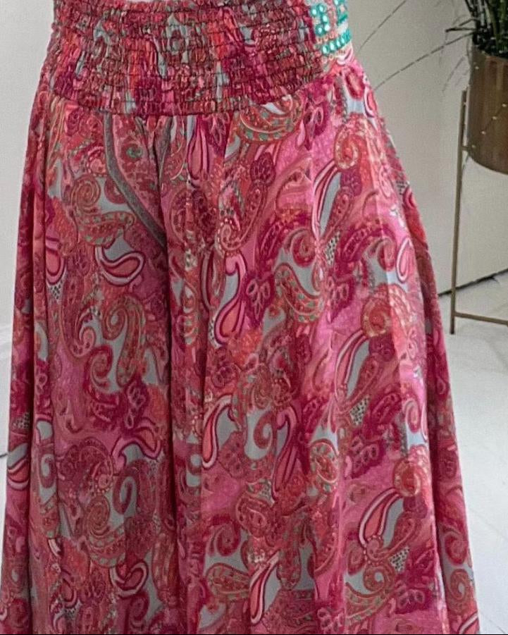 Pantalon bohème imprimé