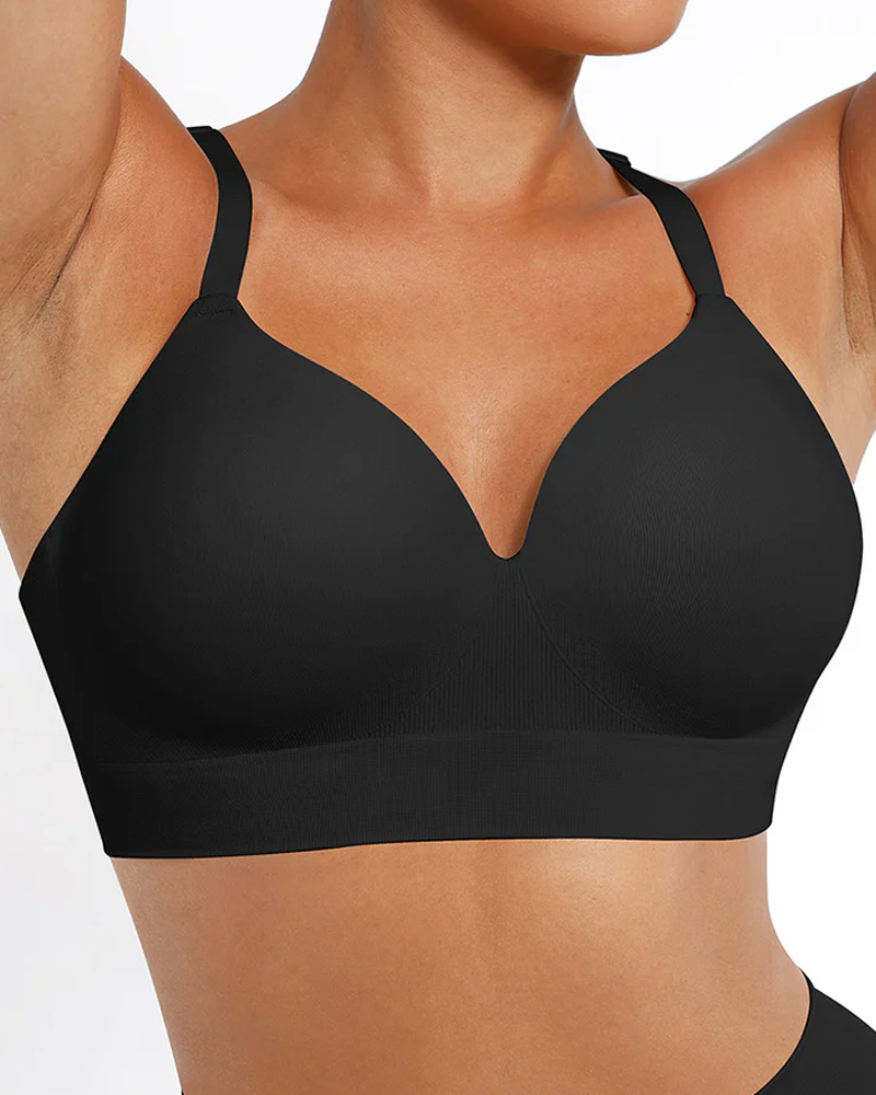 Reggiseno push-up coprente senza arosse e senza cuciture