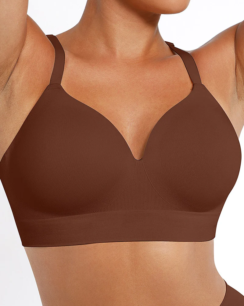 Reggiseno push-up coprente senza arosse e senza cuciture