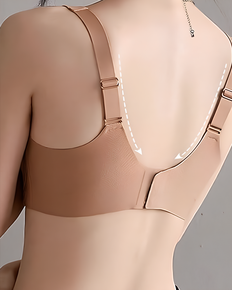Sømløs push-up-BH med gel, myk og moderne