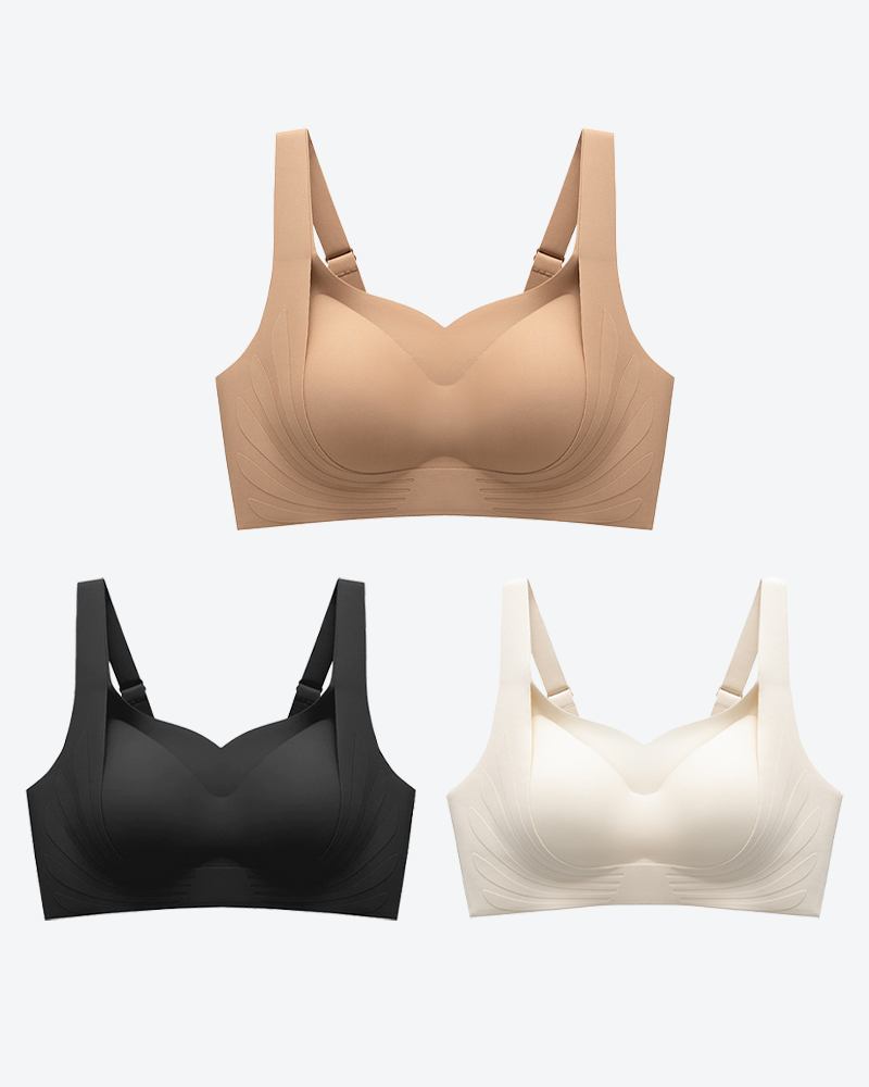 Sømløs push-up-BH med gel, myk og moderne