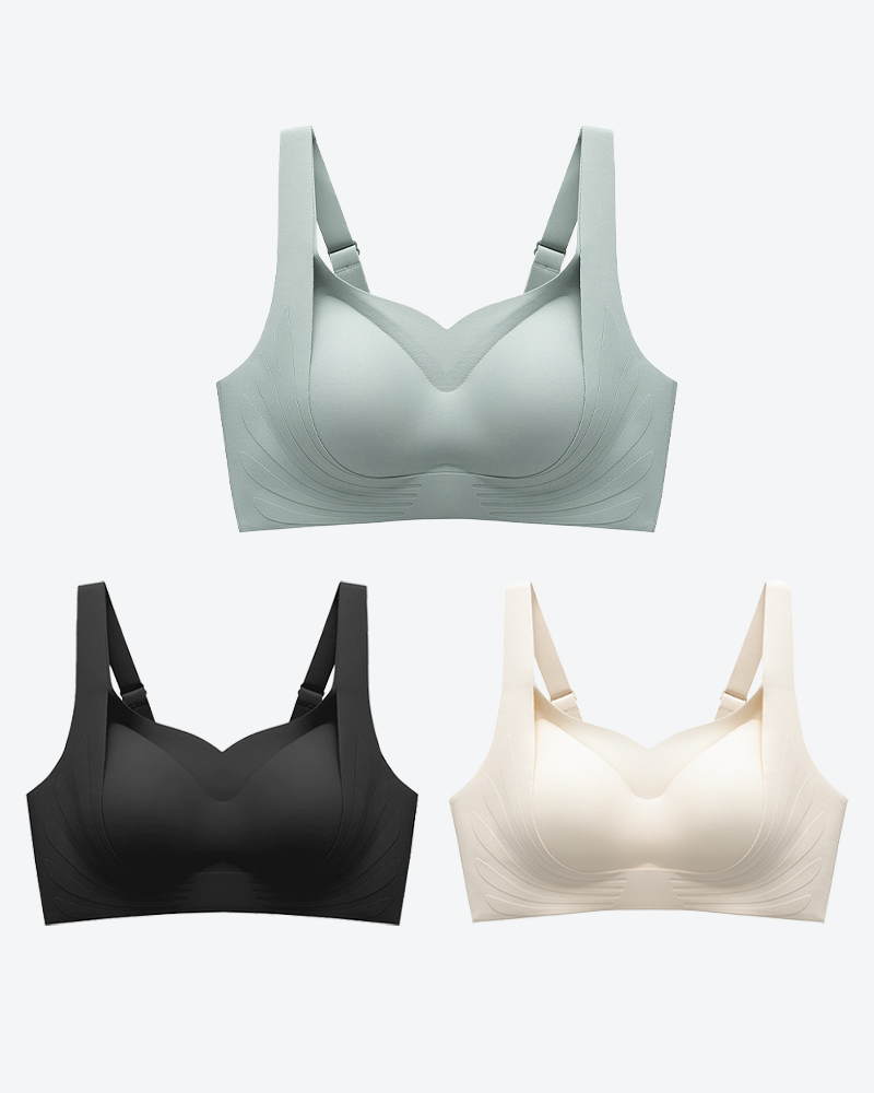 Sømløs push-up-BH med gel, myk og moderne