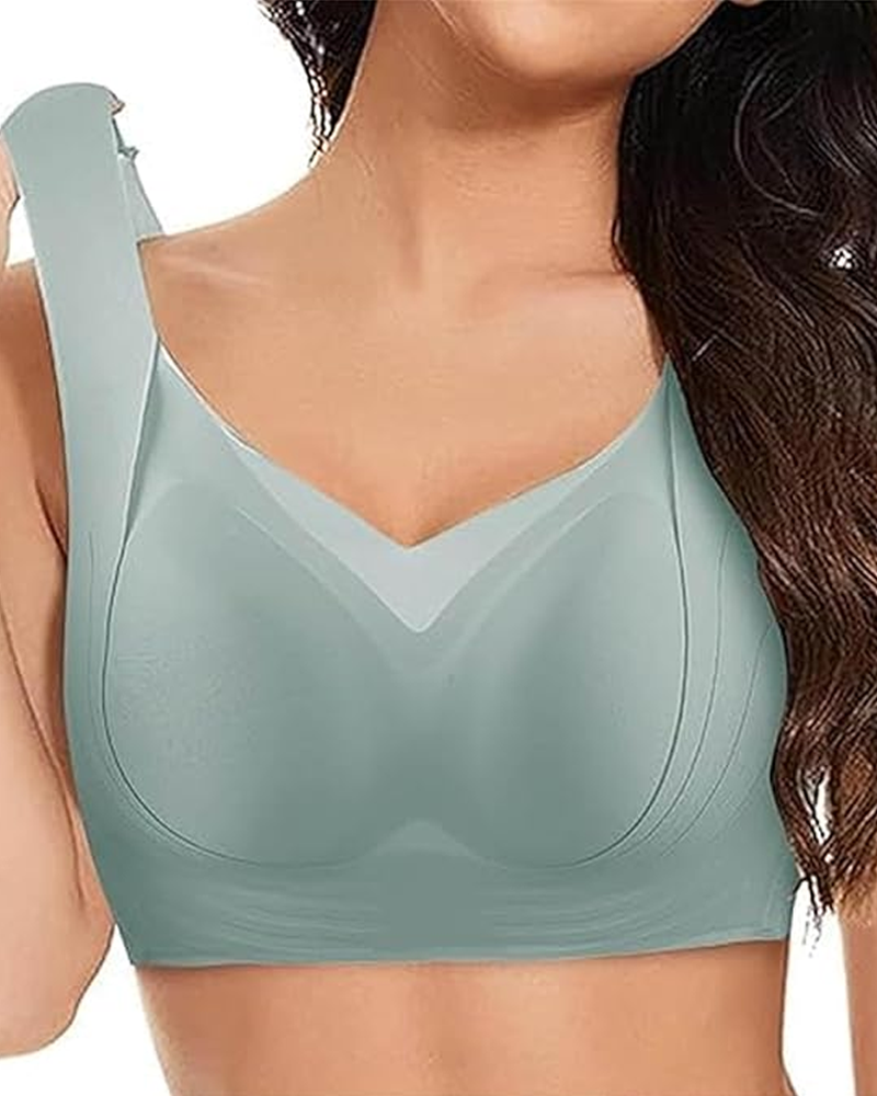 Sømløs push-up-BH med gel, myk og moderne