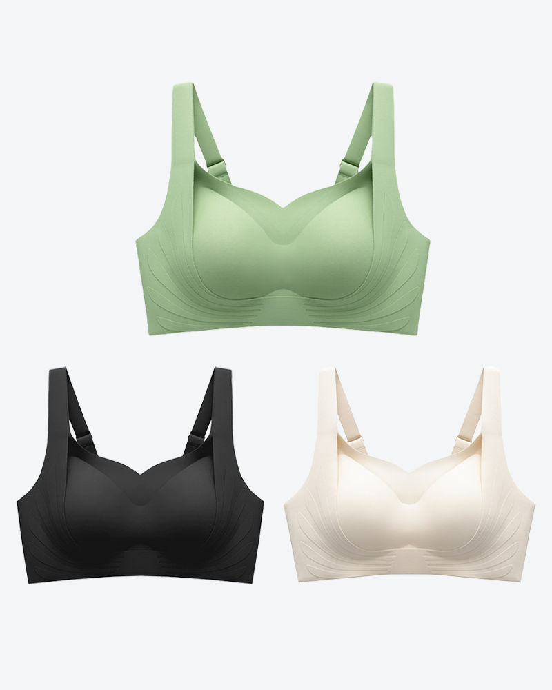 Sømløs push-up-BH med gel, myk og moderne