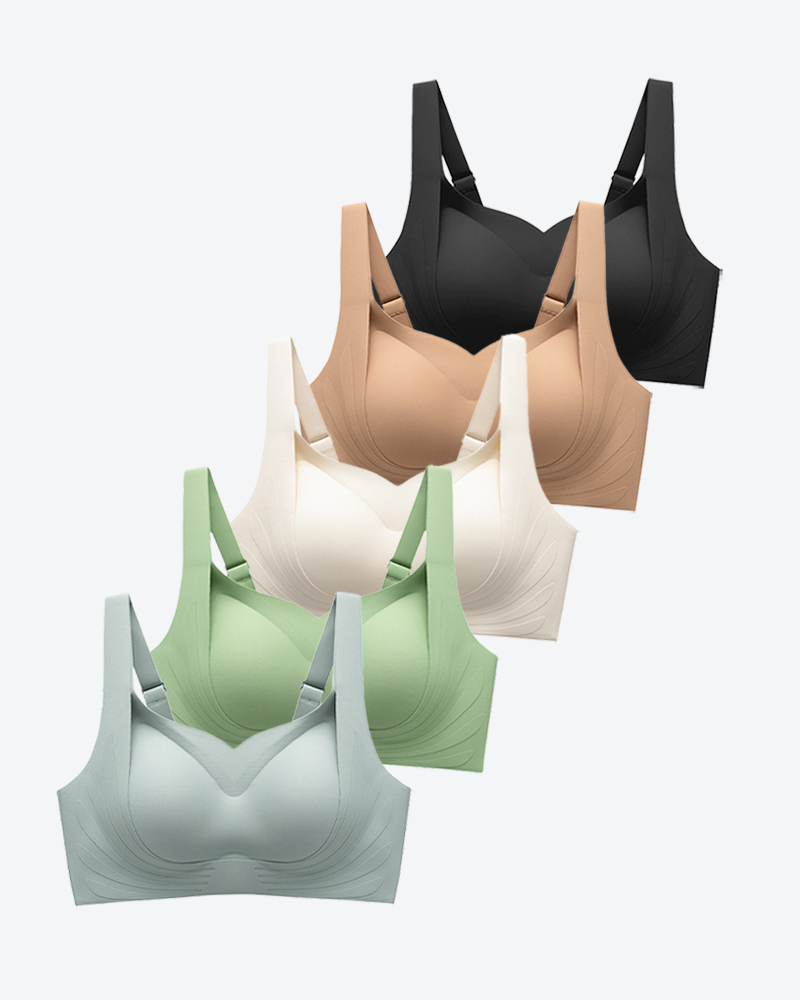 Sømløs push-up-BH med gel, myk og moderne