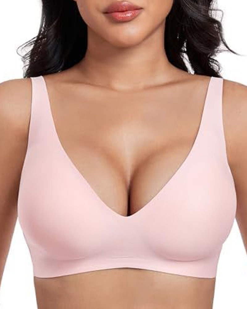 Sutjador push-up escot en V sense aros i sense costures