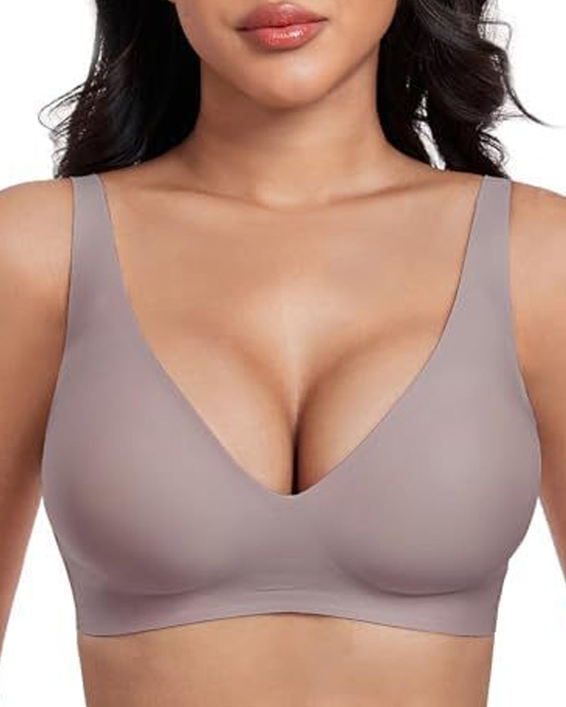 Sutjador push-up escot en V sense aros i sense costures