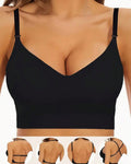 Soutiador de canya esmaltada convertible sense costures amb tirants fins multiposició