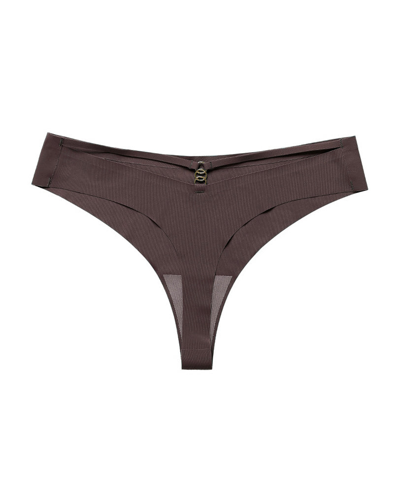 Perizoma sexy traforato senza cuciture, invisibile e traspirante