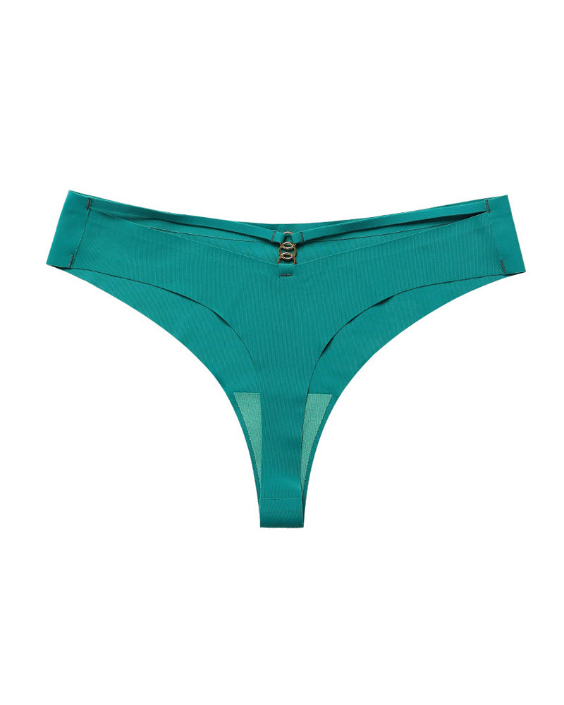 Perizoma sexy traforato senza cuciture, invisibile e traspirante