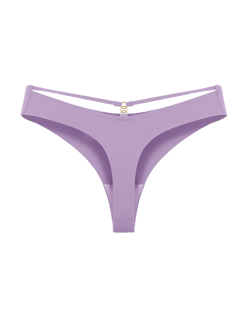 Perizoma sexy traforato senza cuciture, invisibile e traspirante