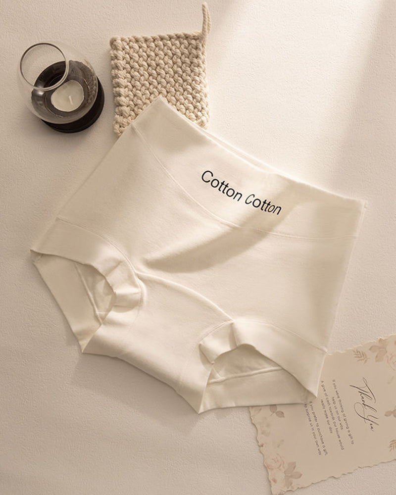 Culotte a vita alta senza cuciture in puro cotone antibatterico