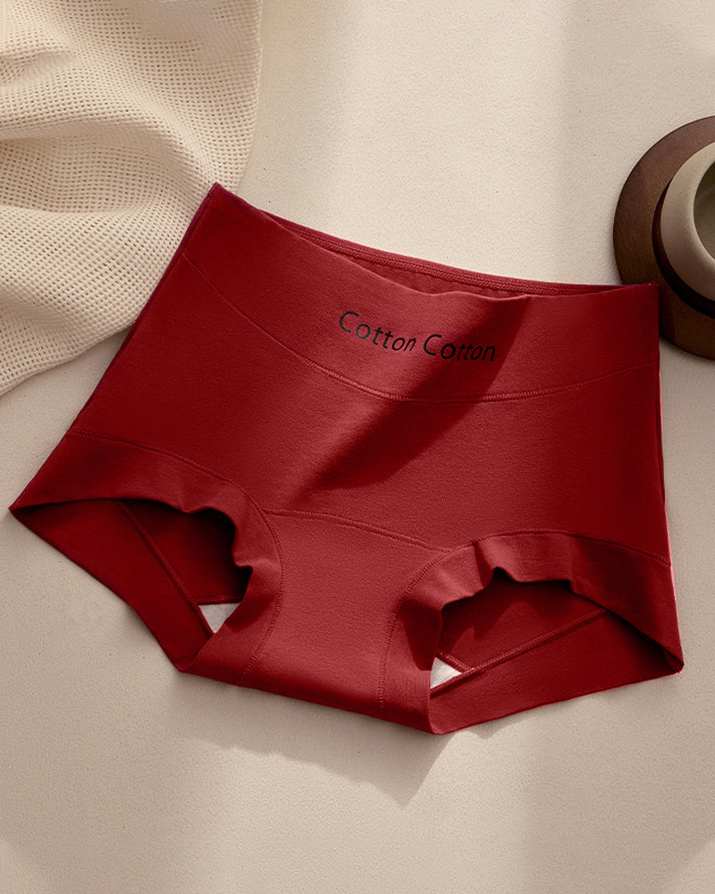 Culotte a vita alta senza cuciture in puro cotone antibatterico