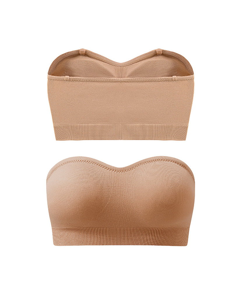Sutjador push-up antilliscant de silicona amb tirants amovibles