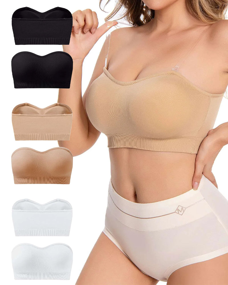 Sutjador push-up antilliscant de silicona amb tirants amovibles