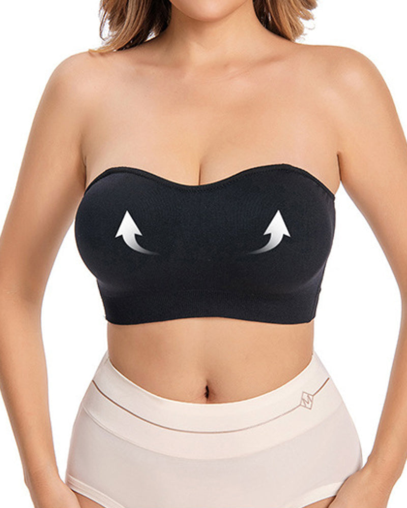 Sutjador push-up antilliscant de silicona amb tirants amovibles