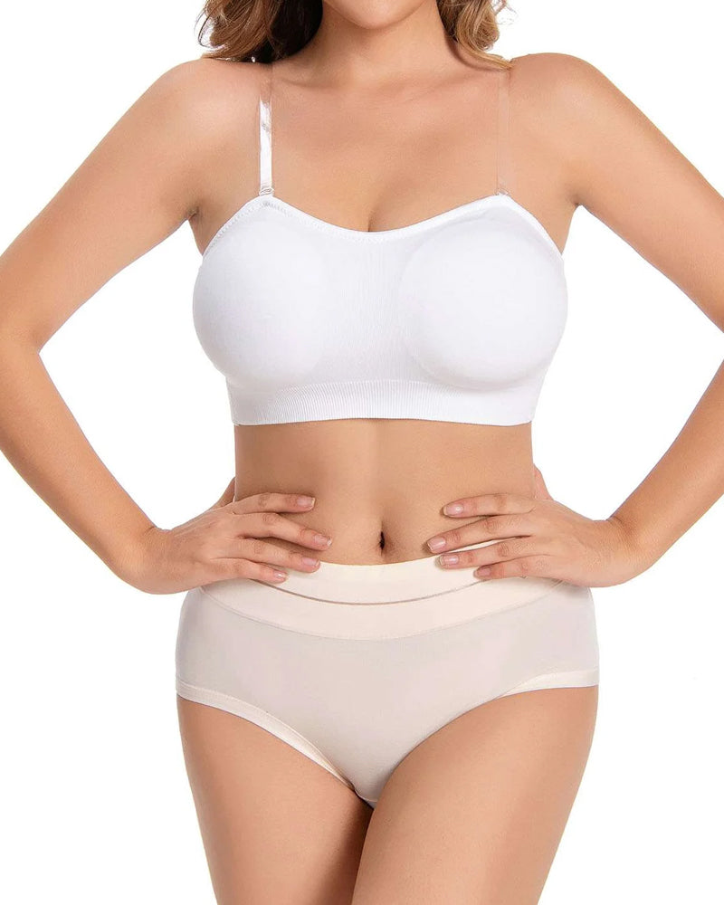 Sutjador push-up antilliscant de silicona amb tirants amovibles