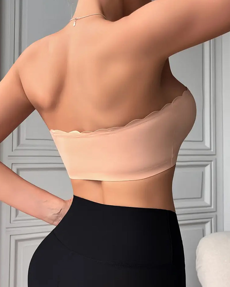 Sostenidor push-up sense tirants ni costures amb tancament frontal