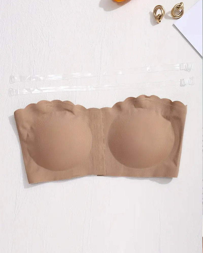 Sostenidor push-up sense tirants ni costures amb tancament frontal