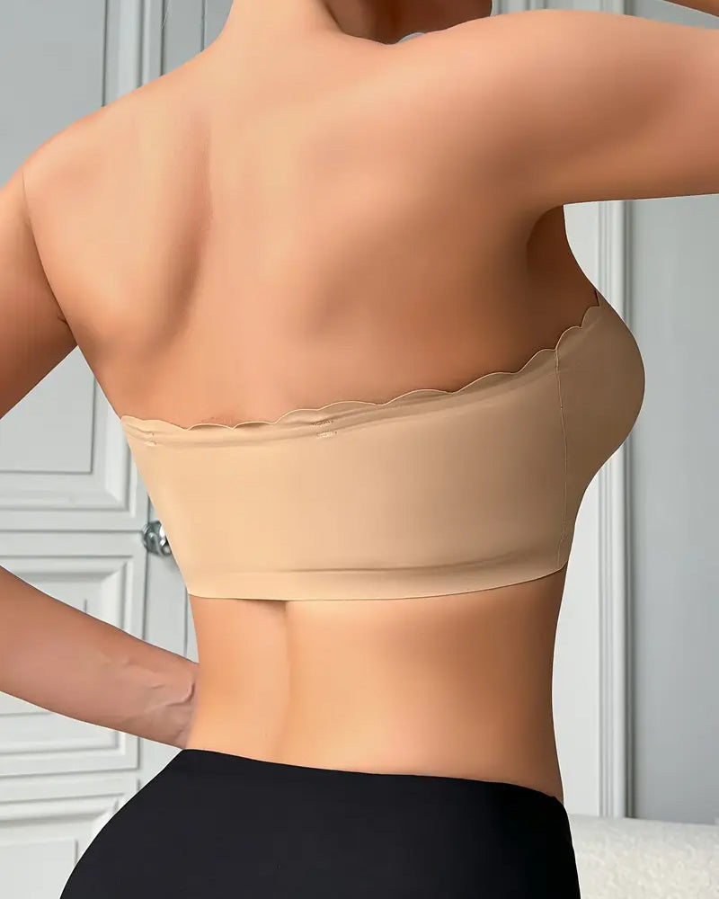 Sostenidor push-up sense tirants ni costures amb tancament frontal