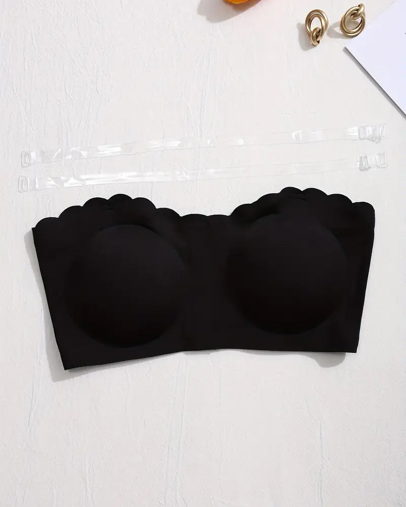 Sostenidor push-up sense tirants ni costures amb tancament frontal