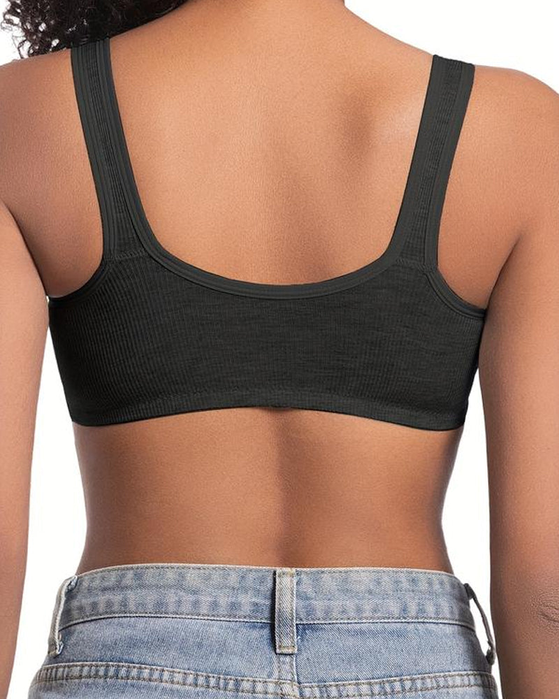 Set di 3 reggiseni push-up senza ferretto con chiusura frontale