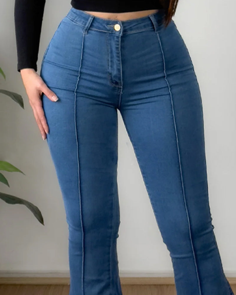 Einsfarget stretchsvai jeans
