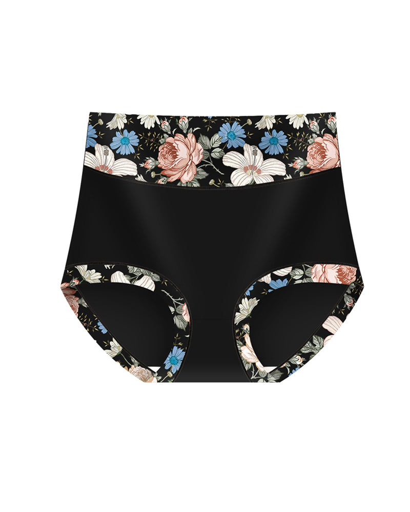 Braguita moldeadora de cintura alta con estampado floral