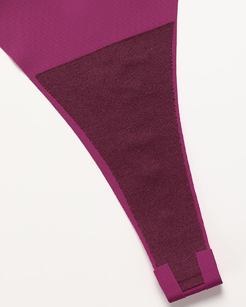 Braguita sexy sense costures amb doble tira i anell de cor