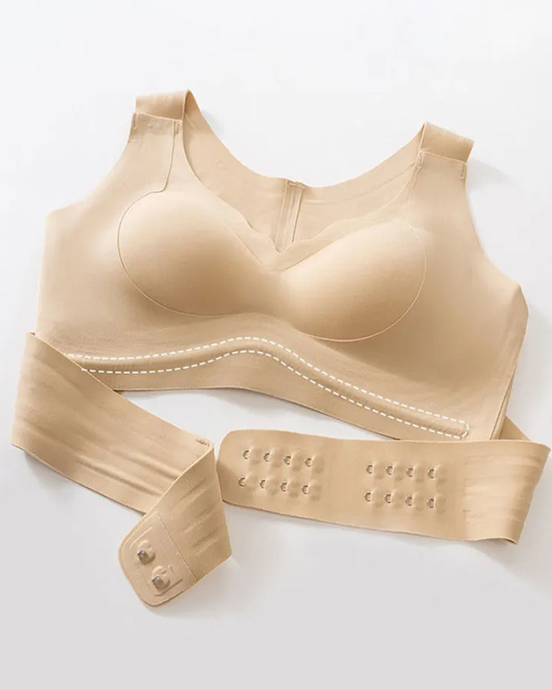 Sujetador push-up corrector de postura con cierre delantero
