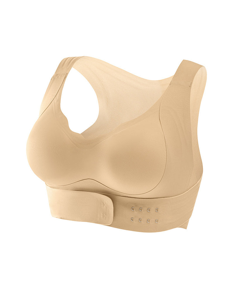 Sujetador push-up corrector de postura con cierre delantero