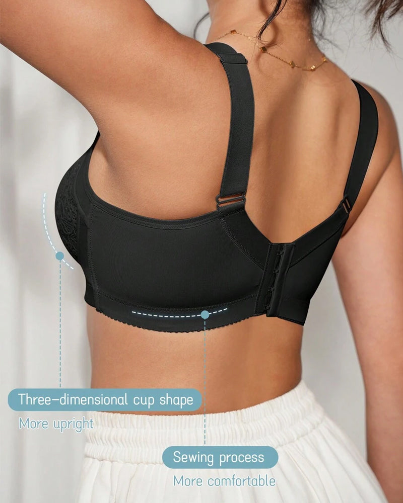Sujetador push-up de confort de encaje con aros