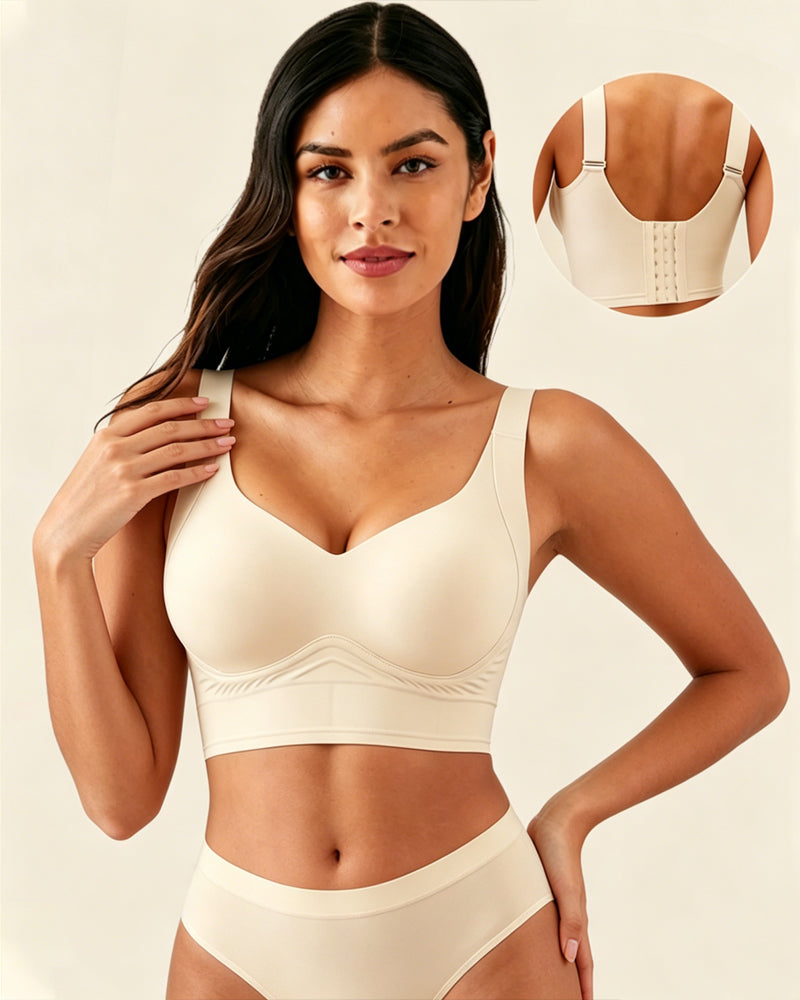 Sutjador push-up de gel sense costures de talla gran