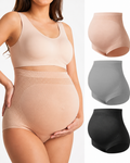 Lot de culottes de grossesse taille haute sans coutures