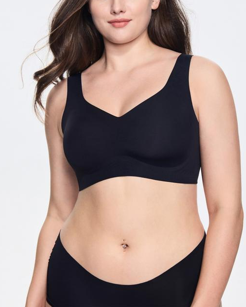 Reggiseno per t-shirt senza ferretto con stecche flessibili, coppe coprenti