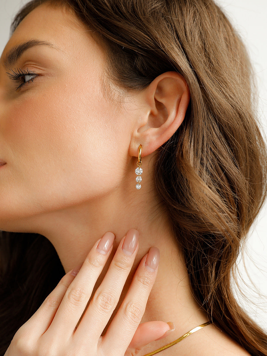 Boucles d'oreilles Étoile Filante