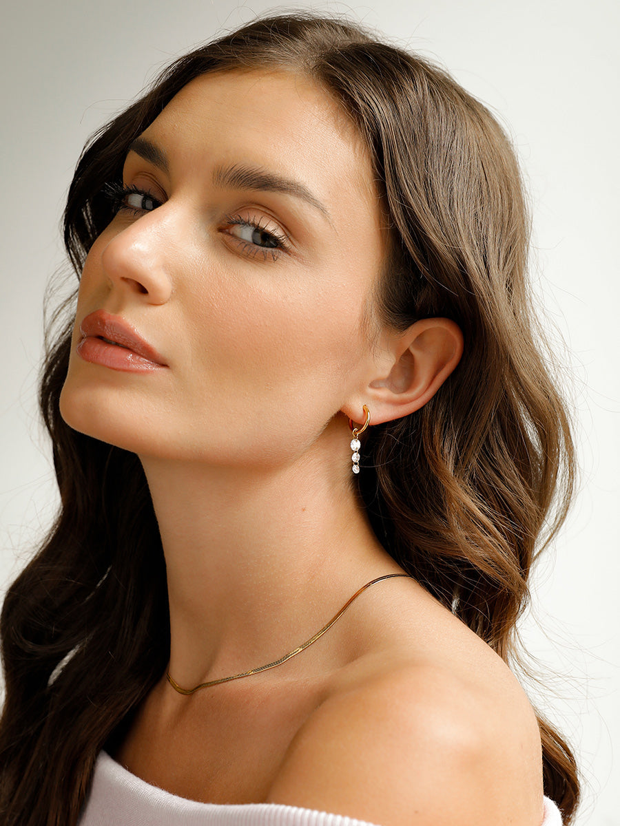 Boucles d'oreilles Étoile Filante