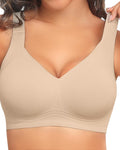 Reggiseno coprente senza ferretto con effetto push-up