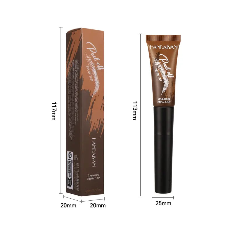 Tinta per sopracciglia waterproof peel-off