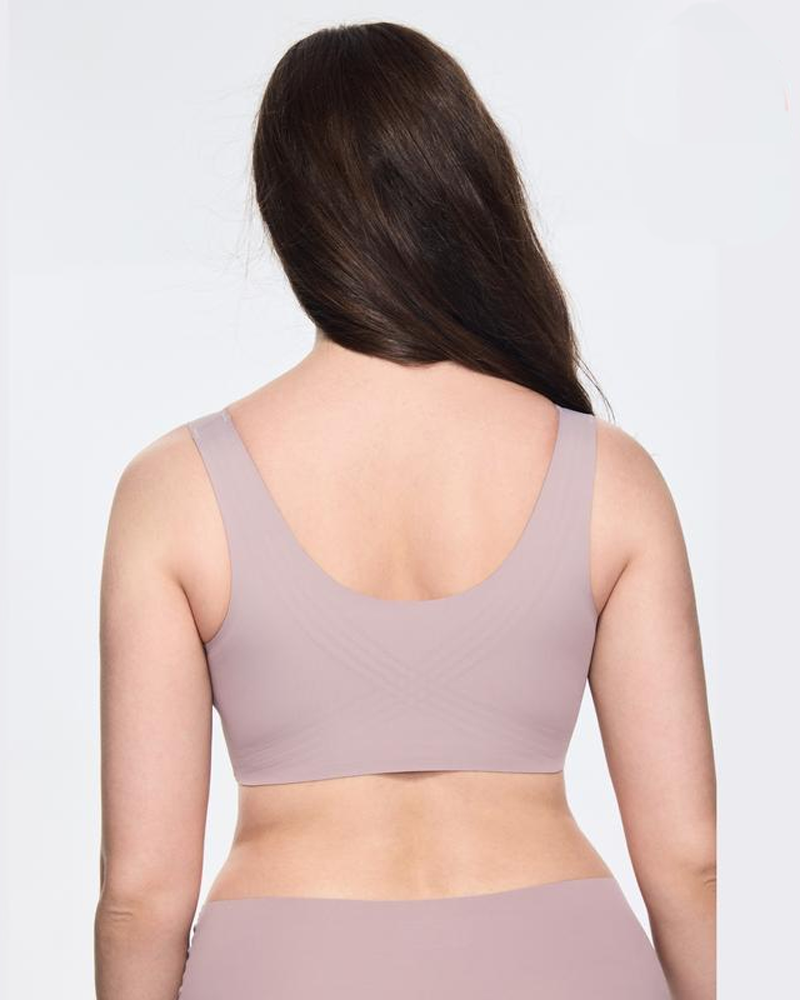 Reggiseno per t-shirt senza ferretto con stecche flessibili, coppe coprenti