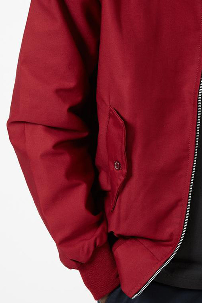 Veste Harrington classique pour homme à doublure tartan
