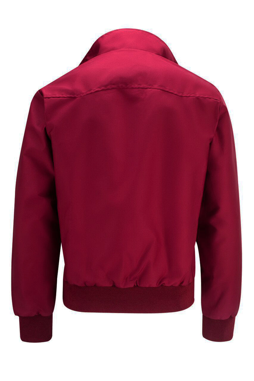 Veste Harrington classique pour homme à doublure tartan