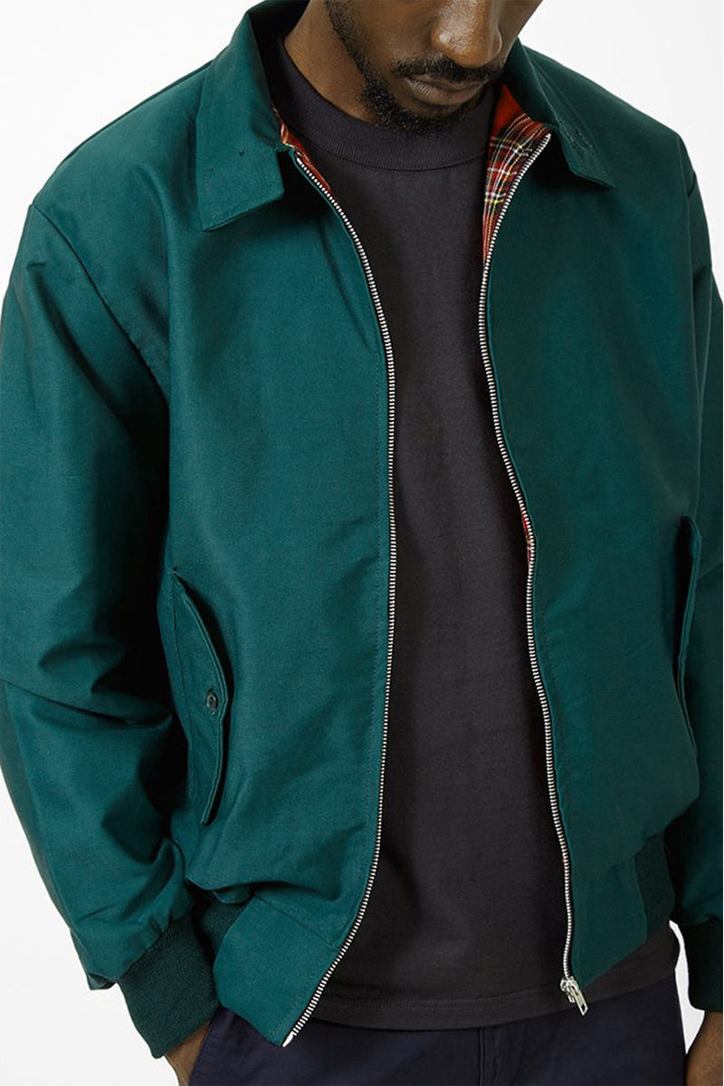 Veste Harrington classique pour homme à doublure tartan